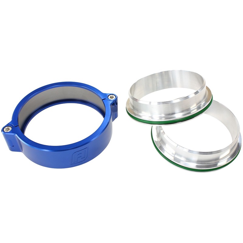 Aeroflow 4 (102mm) Billet Aluminium Intercooler Clamp AF25-4000BL