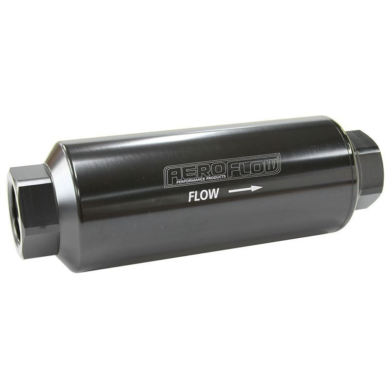 Aeroflow 40 Micron Pro Filter with -12 ORB Ports AF66-2044BLK-40