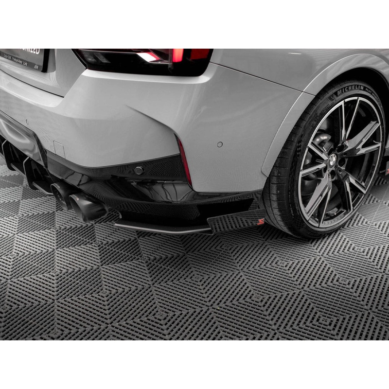 Street Pro Rear Side Splitters + Flaps BMW 2 Coupe M240i G42 Maxton Design