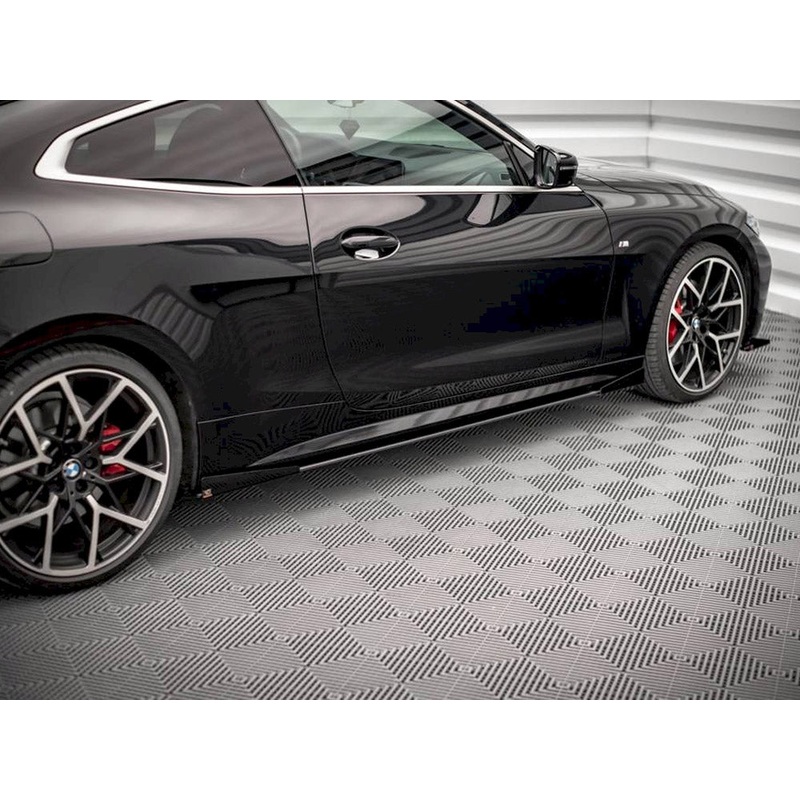 Street PRO Side Skirts Diffusers + Flaps BMW 4 M-Pack G22 Maxton Design