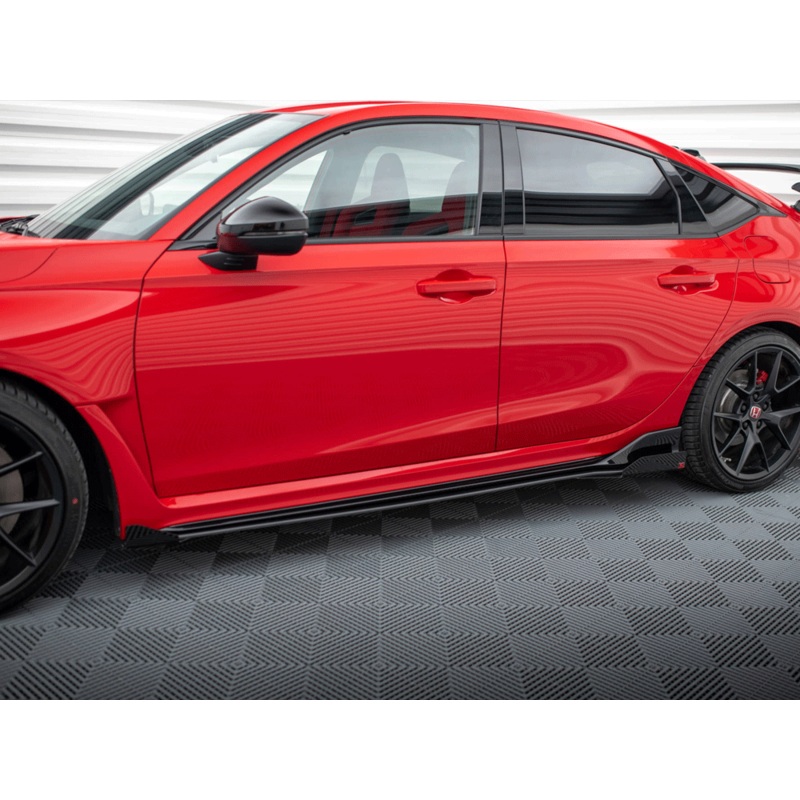Street PRO Side Skirts Diffusers + Flaps Honda Civic Type-R Mk 11 Maxton Design