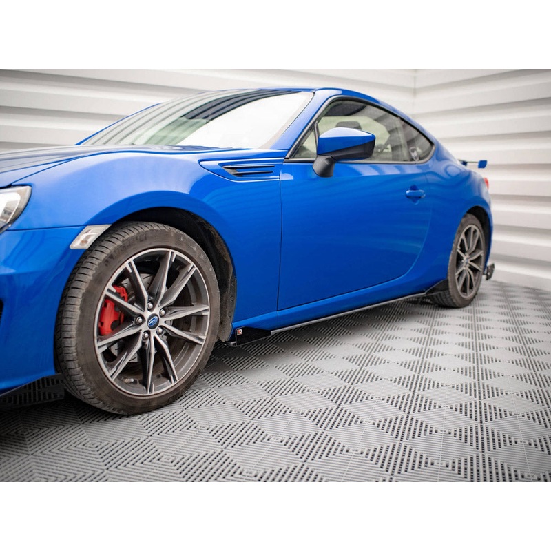 Street PRO Side Skirts Diffusers (+flaps) Subaru BRZ MK1 Facelift 2017-2020 Maxton Design