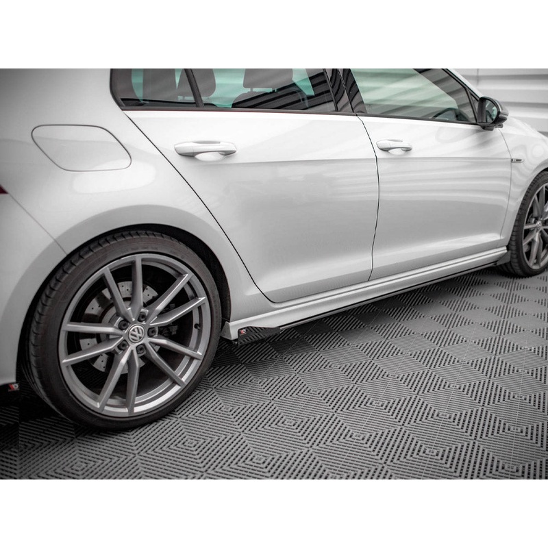 Street PRO Side Skirts Diffusers (+flaps) VW Golf R MK7 2013-2016 Maxton Design