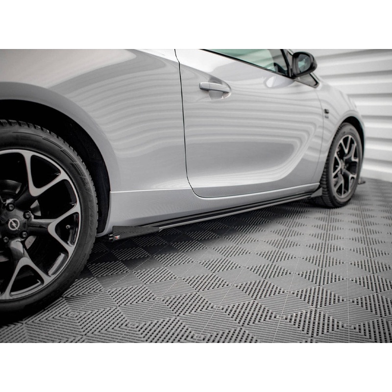 Street PRO Side Skirts Diffusers (+flaps) Opel Astra GTC Opc-line J 2011-2018 Maxton Design