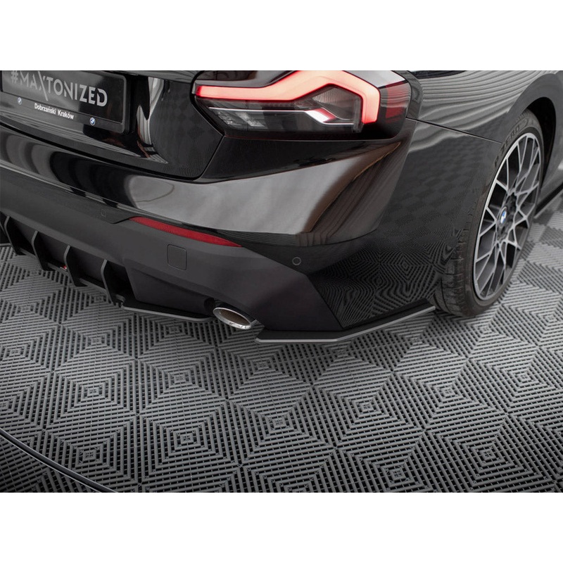 Street Pro Rear Side Splitters BMW 2 Coupe G42 Maxton Design