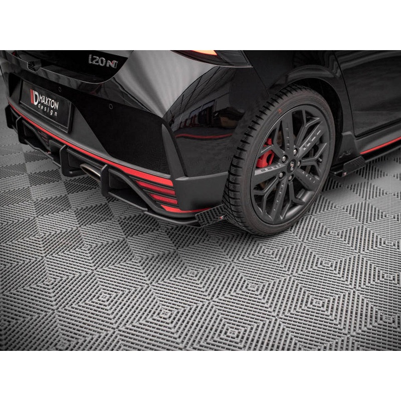 Street PRO Rear Side Splitters (+flaps) Hyundai I20 N MK3 2020- Maxton Design