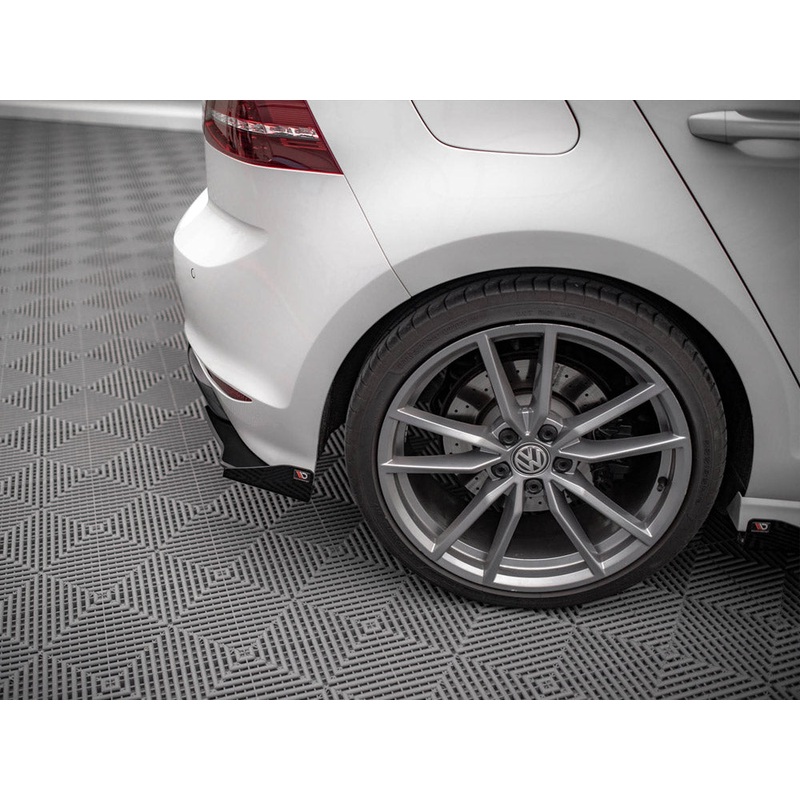 Street PRO Rear Side Splitters (+flaps) VW Golf R MK7 2013-2016 Maxton Design