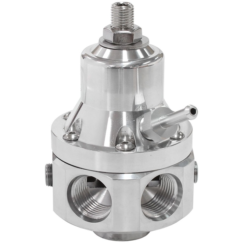Aeroflow 4-Port 2000hp Billet Fuel Pressure Regulator 35-85psi Adjustable AF66-2060