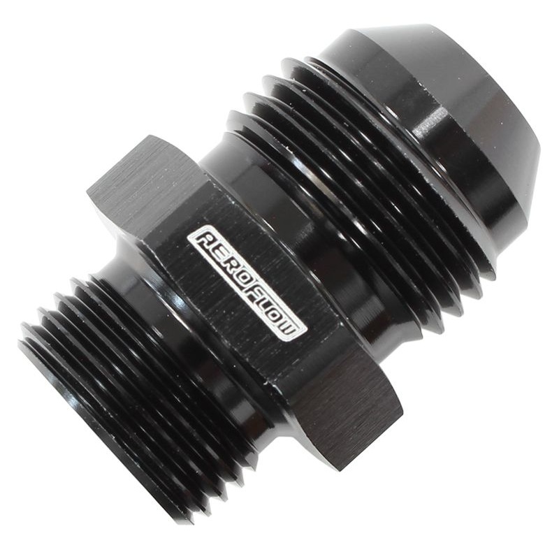 Aeroflow 1/2 BSPP to -6AN Adapter AF752-06BLK