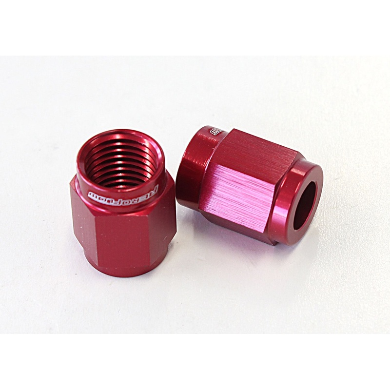 Aeroflow -3AN to 3/16 Aluminium Tube Nut – Red Finish AF818-03R