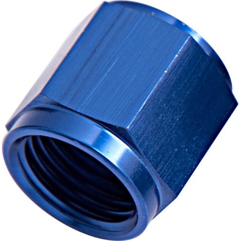 Aeroflow -4AN to 1/4 Aluminium Tube Nut – Blue Finish AF818-04