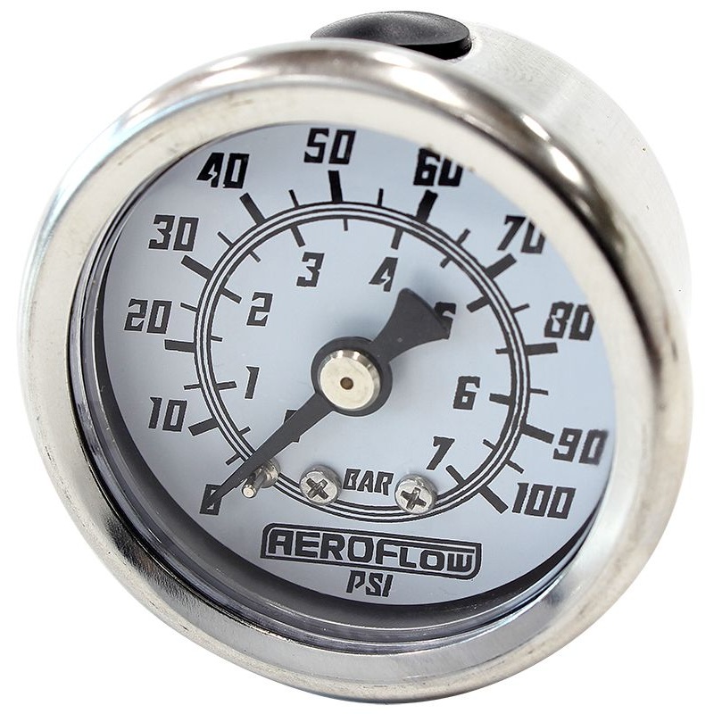 Aeroflow 1-1/2 100 psi Pressure Gauge AF30-2207