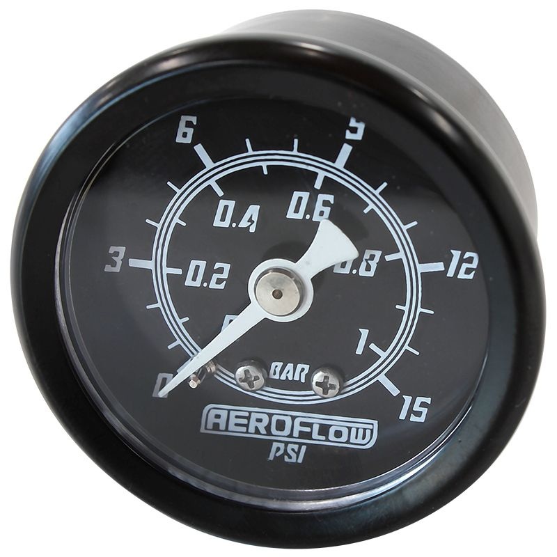 Aeroflow 1-1/2 15 psi Pressure Gauge AF30-2204