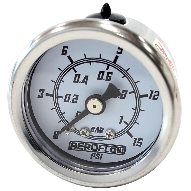 Aeroflow 1-1/2 15 psi Pressure Gauge AF30-2206