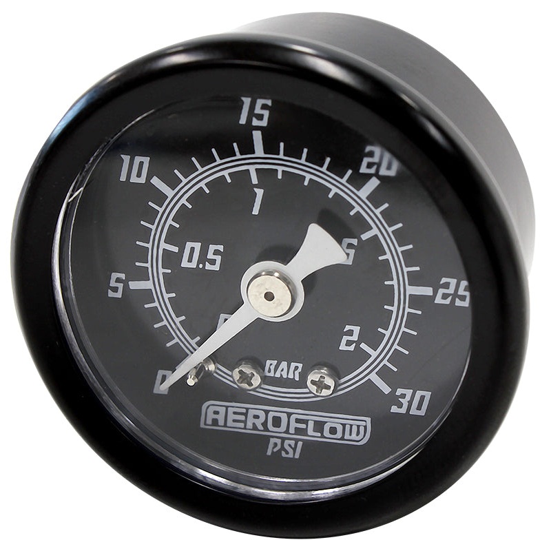 Aeroflow 1-1/2 30 psi Pressure Gauge AF30-2210