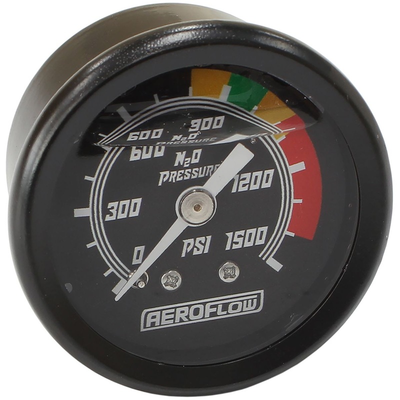 Aeroflow 1-1/2 Nitrous Pressure Gauge AF30-2215