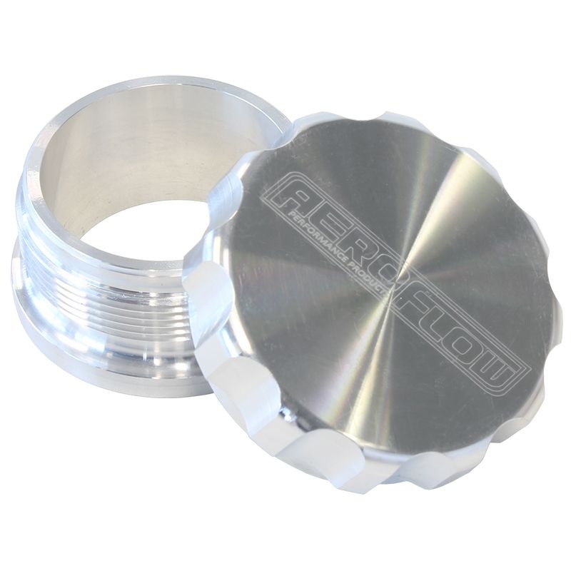 Aeroflow 1 Billet Aluminium Weld-On Filler with Raw Cap AF460-16