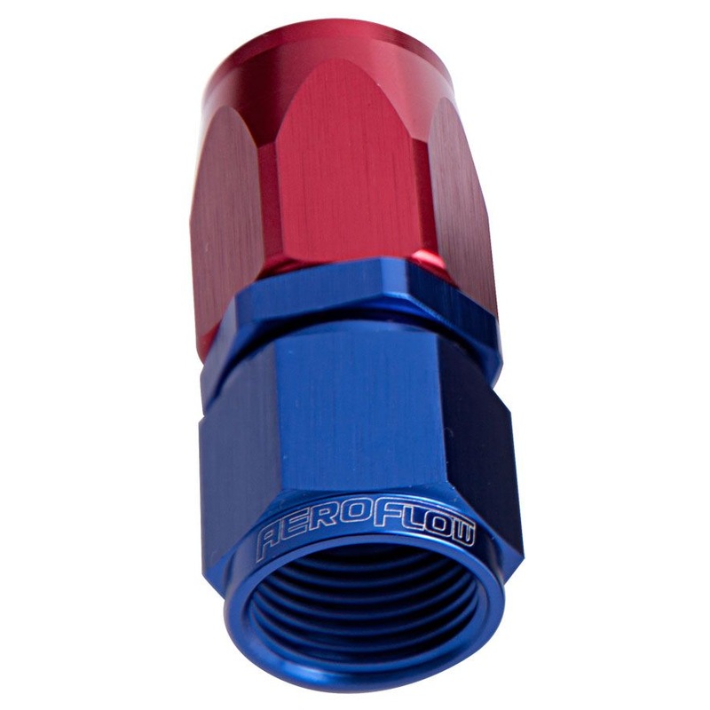 Aeroflow 100 / 150 Series Taper Style One Piece Full Flow Swivel Straight Hose End -8AN A Q33545015362