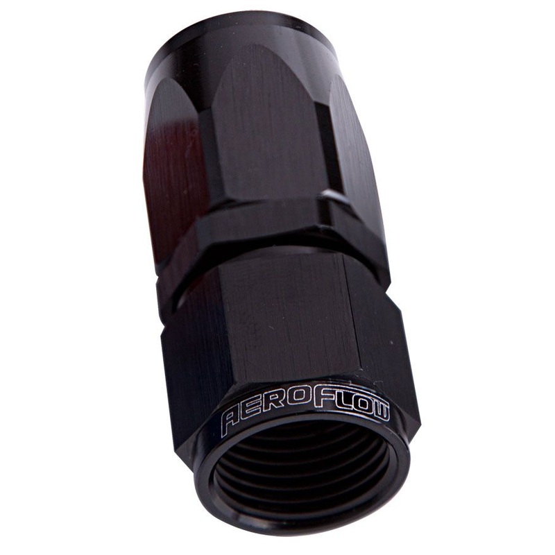 Aeroflow 100 / 150 Series Taper Style One Piece Full Flow Swivel Straight Hose End -8AN A Q33545015364