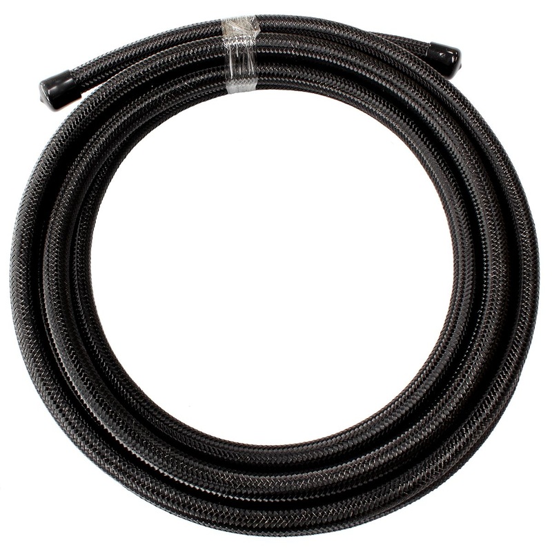 Aeroflow 100 Series Black Stainless Steel Braided Hose -9AN AF100-09-3MBLK