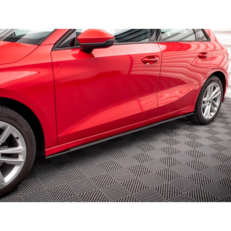 Street PRO Side Skirts Diffusers Audi A3 8Y Maxton Design