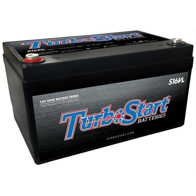 Turbostart 16-Volt Light Weight AGM Race Battery TSS16VL