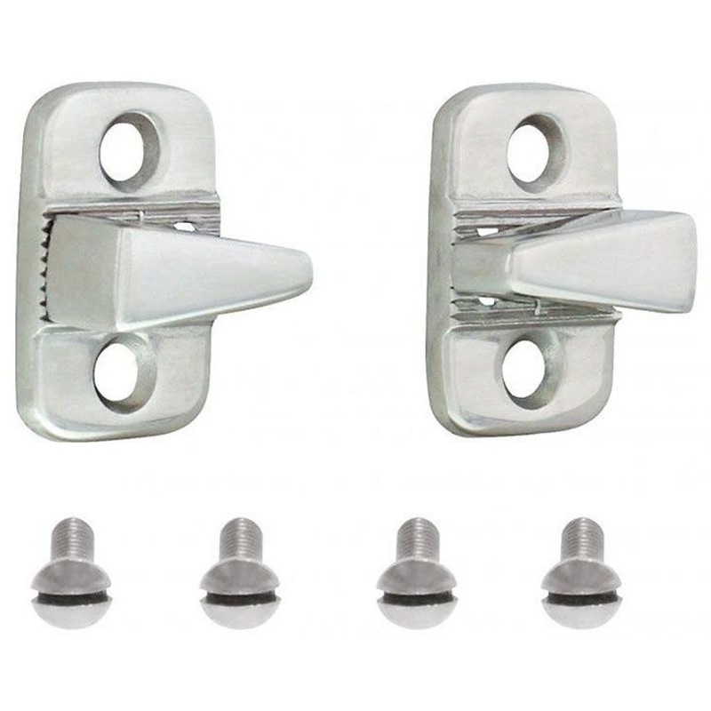UPI Reproductions 1932 Ford Stainless Male Dove Tails Adjustable Pair CLosed UPB20118
