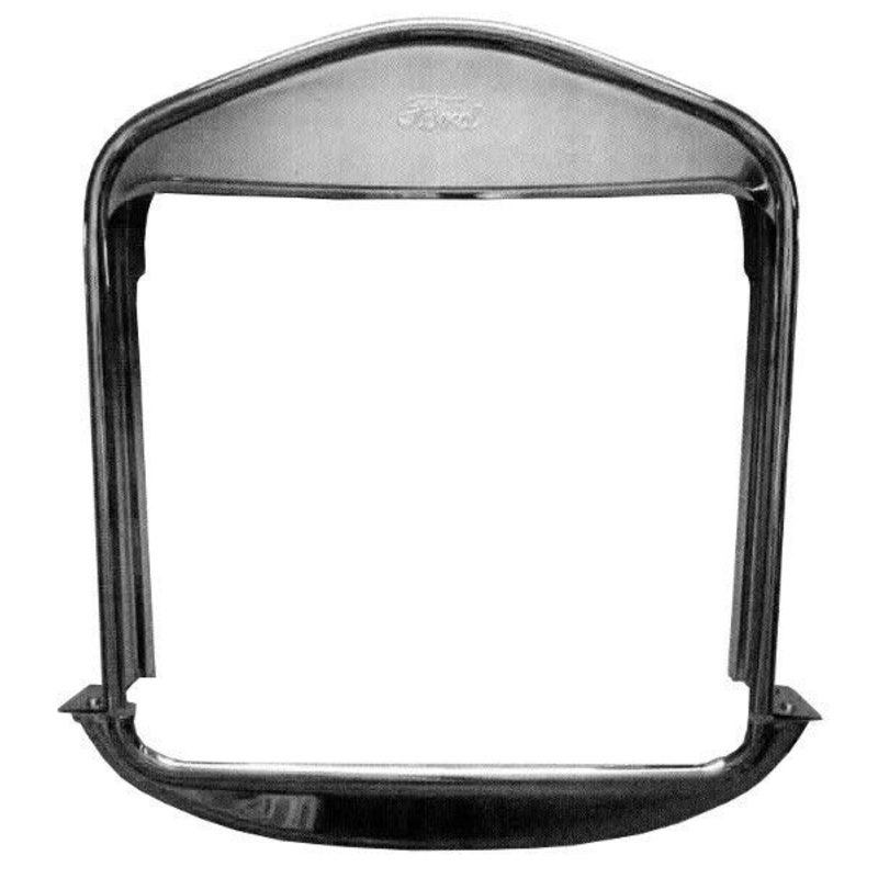 Vintique 1928-29 Stock Radiator Shell, Chrome Steel with Holes VIA-8200-C