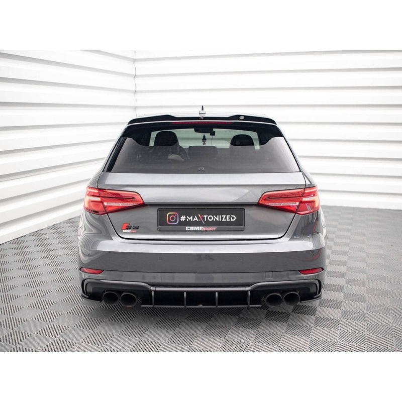 Street PRO Rear Side Splitters Audi S3 Sportback 8V Facelift Maxton Design