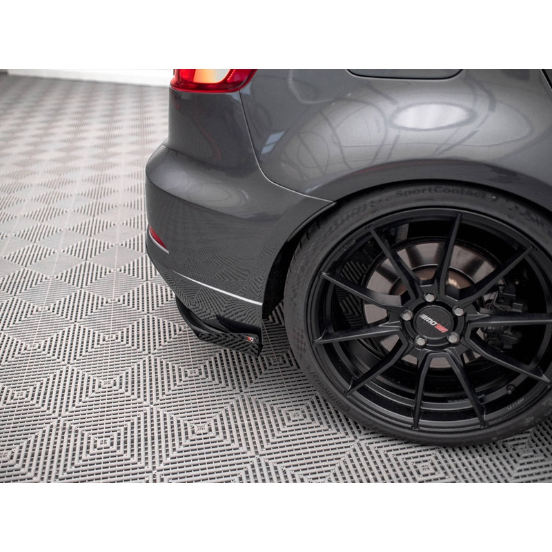 Street PRO Rear Side Splitters (+flaps) Audi S3 Sportback 8V Facelift Maxton Design