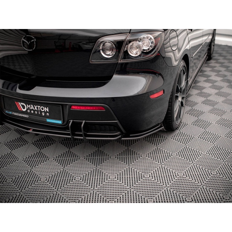 Street PRO Rear Side Splitters Mazda 3 MPS MK1 2006-2008 Maxton Design